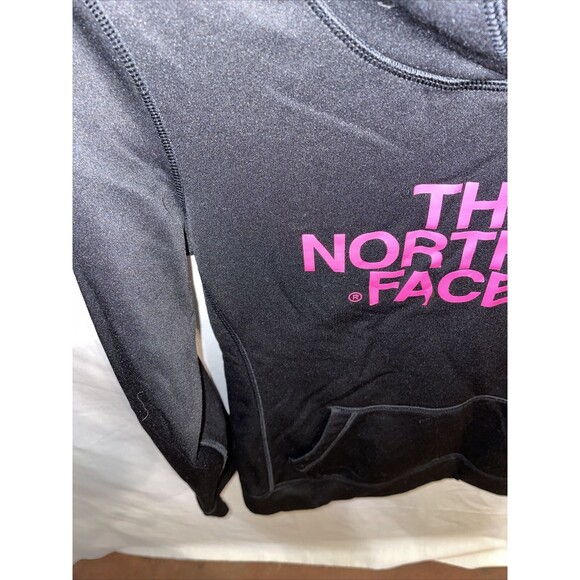 The North Face Athletic Hoodie Women’s Size Small Black Pink Pullover Long Slv - Picture 6 of 14